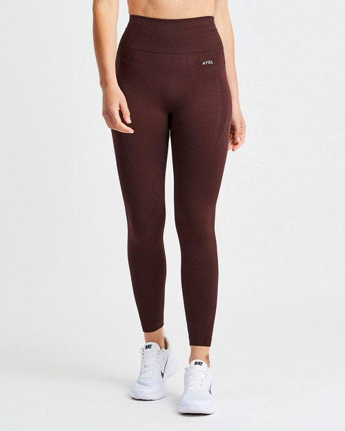 AYBL Balance V2 Seamless Leggings Schokolade Braun | 035-KVIMFB