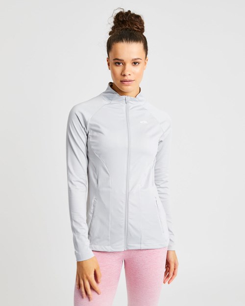 AYBL Effortless Zip Jacket Hellgrau | 218-LAGFDO