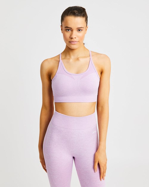 AYBL Motion Seamless Sports Bra Rosa | 236-CQOBSE