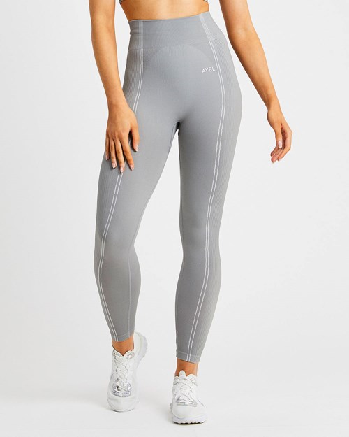 AYBL Reflex Seamless Leggings Grau | 369-UHVNYI