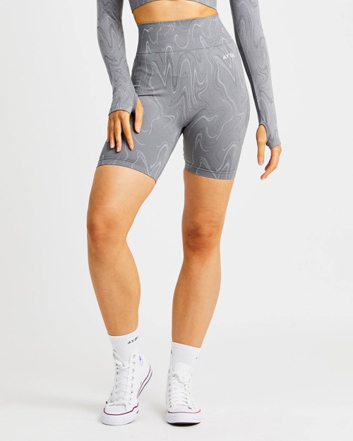 AYBL Velocity Seamless Shorts Grau | 904-MLYCPE